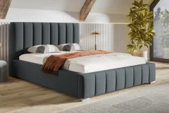 Łóżka Młodzieżowe|Łóżka Z Zagłówkiem>Riban Podwójne łóżko 160x200 cm do sypialni SENDY