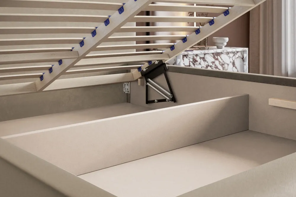 Łóżka Młodzieżowe|Łóżka Z Zagłówkiem>Riban Podwójne łóżko 160x200 cm do sypialni SENSO