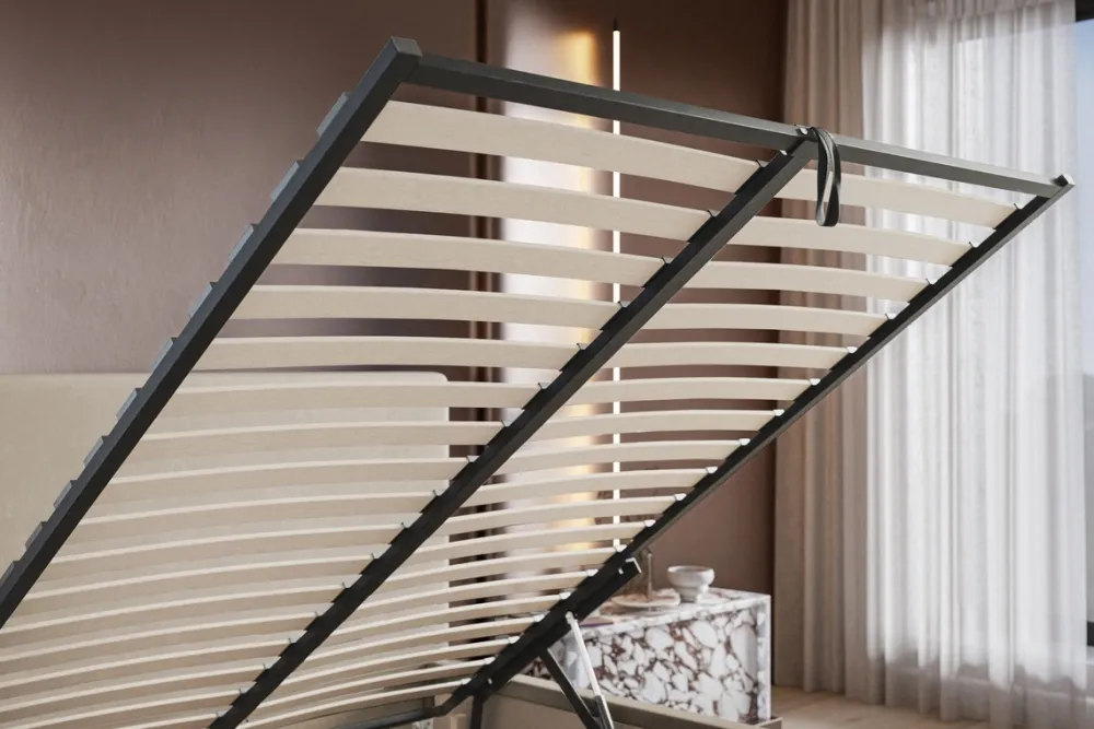 Łóżka Młodzieżowe|Łóżka Z Zagłówkiem>Riban Podwójne łóżko 160x200 cm do sypialni SENSO