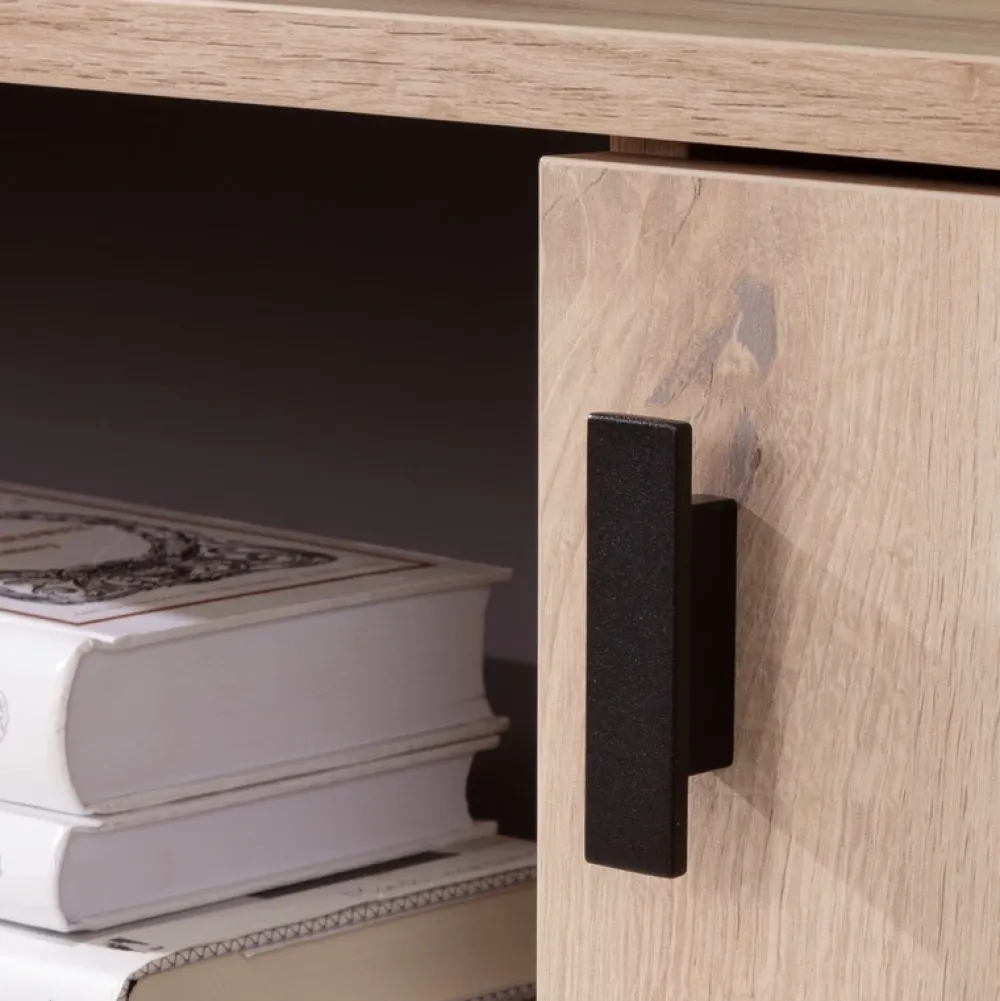 Zestawy Mebli Do Salonu|Komody>MEBLAR Pojemna komoda do salonu 155 cm AGRA