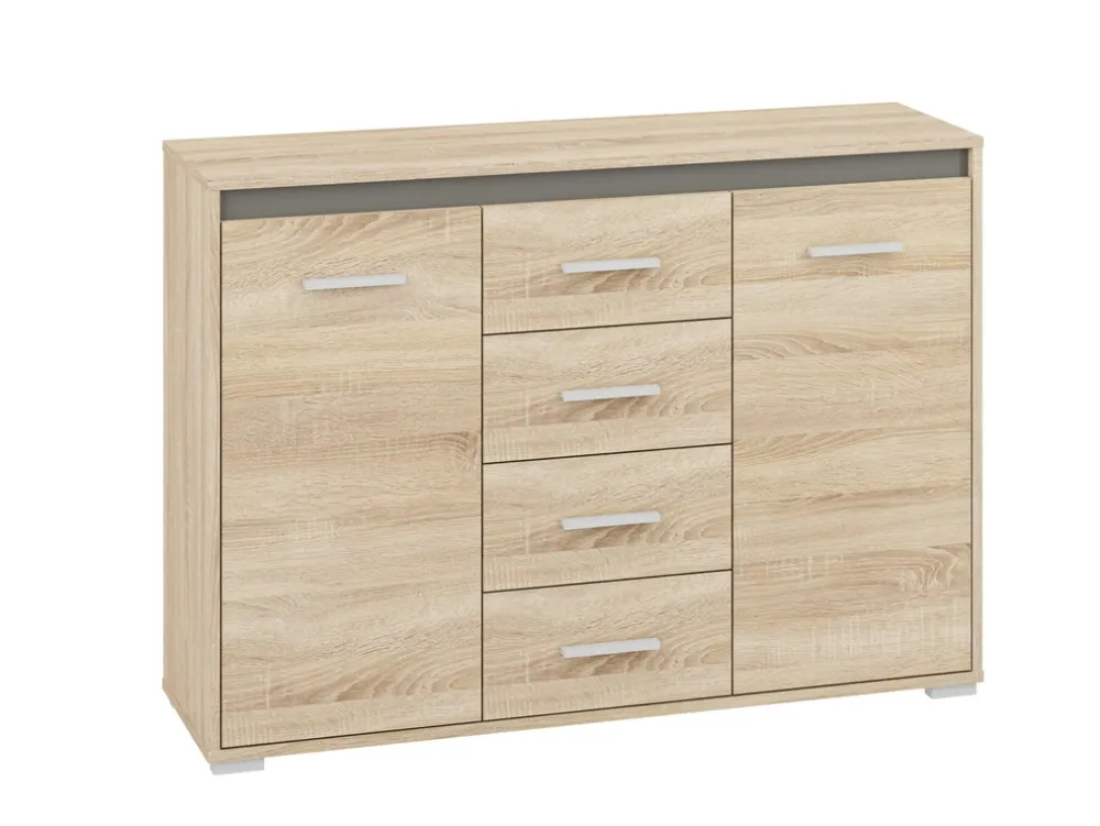 Meble Młodzieżowe|Zestawy Mebli Do Salonu>ML Meble Pojemna komoda z drzwiami i szufladami 120 cm AVO