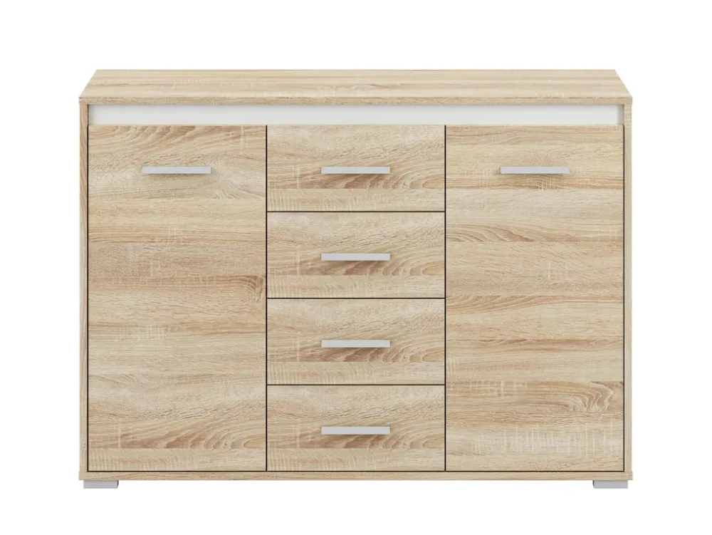Meble Młodzieżowe|Zestawy Mebli Do Salonu>ML Meble Pojemna komoda z drzwiami i szufladami 120 cm AVO