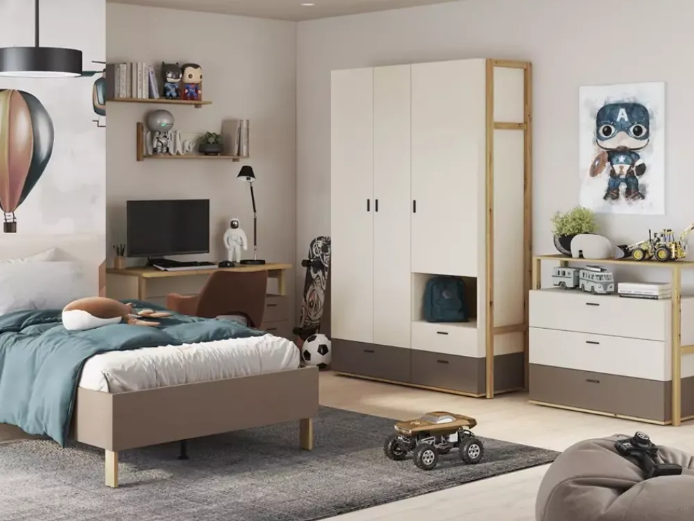 Zestawy Mebli Młodzieżowych|Komody>lenart. Pojemna komoda z szufladami do pokoju młodziezowego LENNY