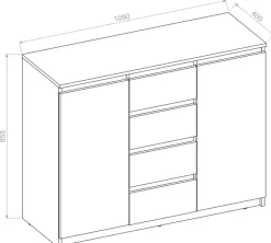 Zestawy Mebli Do Sypialni|Komody><noscript><img width=