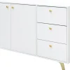 Komody>Stolar Pojemna nowoczesna komoda z szufladami 140 cm SELMA