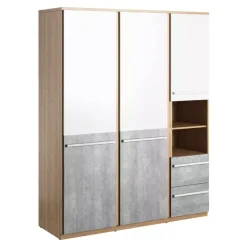 Meble Młodzieżowe|Zestawy Mebli Młodzieżowych>lenart. Pojemna szafa młodzieżowa półki szuflady drążki PLANO