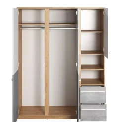 Meble Młodzieżowe|Zestawy Mebli Młodzieżowych>lenart. Pojemna szafa młodzieżowa półki szuflady drążki PLANO