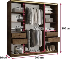 Zestawy Mebli Do Przedpokoju|Szafy Trzydrzwiowe><noscript><img width=