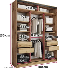 Zestawy Mebli Do Przedpokoju|Szafy Trzydrzwiowe><noscript><img width=