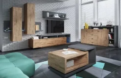 Szafki Rtv></noscript>Helvetia Pojemna szafka rtv TABU dąb Ribbeck