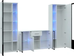 Meblościanki>Meblohand Pojemne meble do salonu CUBE XL dąb sonoma