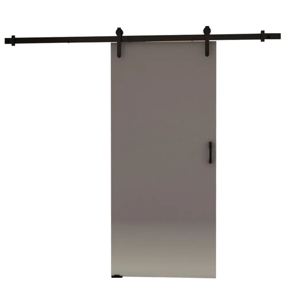 Drzwi Przesuwne>przesuwne.com Pokojowe szare drzwi przesuwne 90 cm ANZIO szary