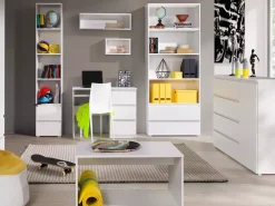 Meble Młodzieżowe|Zestawy Mebli Młodzieżowych>MARIDEX Przestronna nowoczesna komoda do pokoju młodzieżowego z szufladami COSTA biały