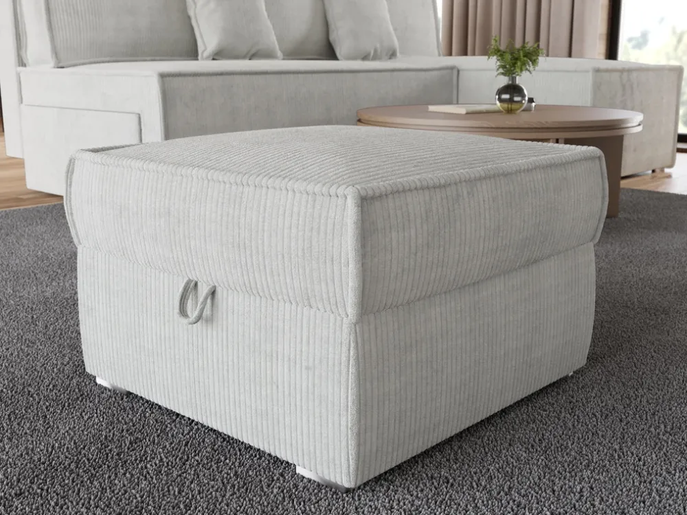 Meble Dla Dzieci|Meble Młodzieżowe>BROMARKT Pufa sztruksowa ze schowkiem do salonu TOP