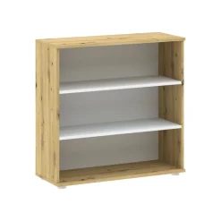 Zestawy Mebli Do Sypialni>INTER MEBLE Regał 71 cm do salonu z półkami BOSCO dąb artisan