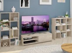 Regały Na Książki|Regały Dla Dzieci>INTER MEBLE Regał 61 cm do salonu z półkami CORTA biały