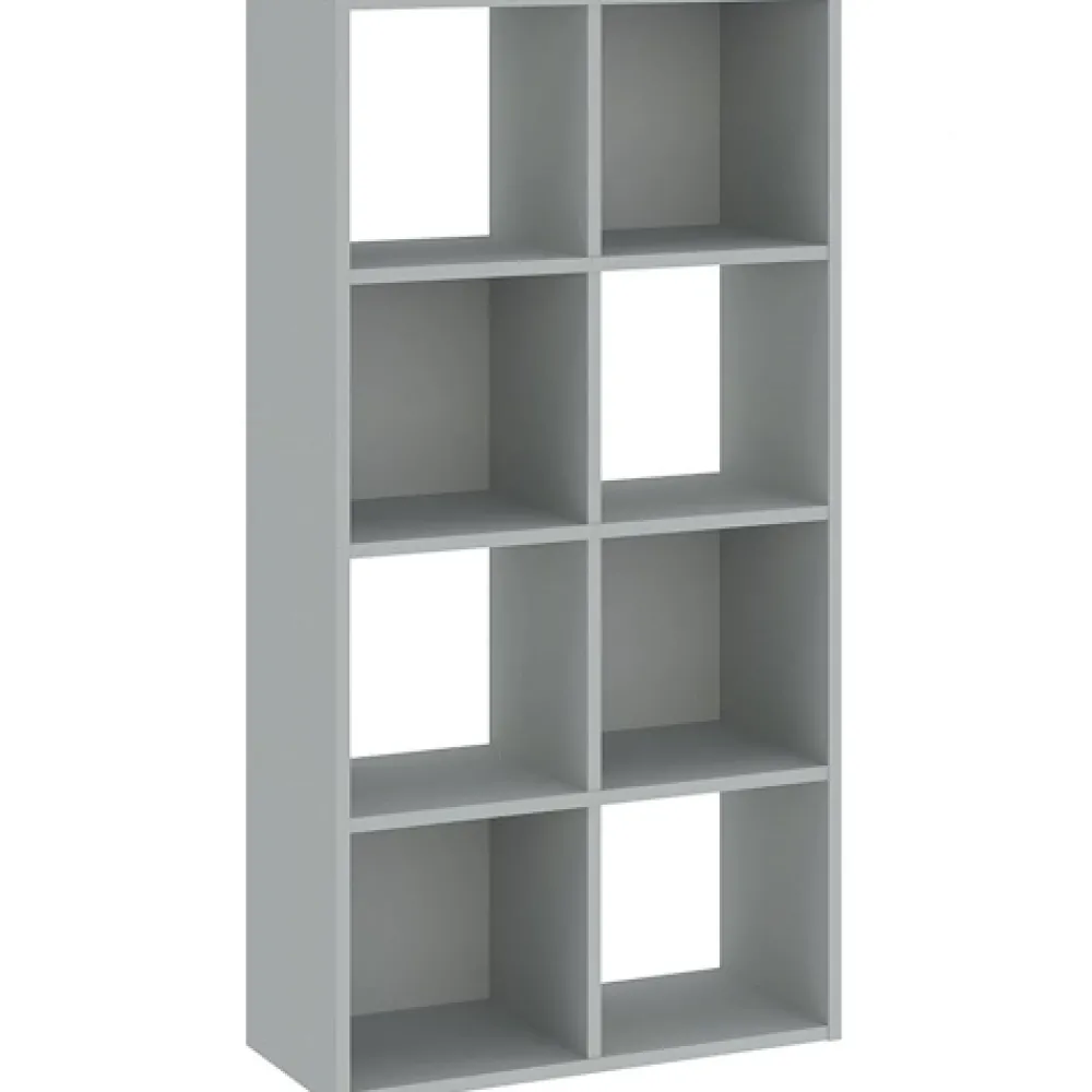 Regały Na Książki|Regały Dla Dzieci>INTER MEBLE Regał do salonu 61 cm wysoki z półkami CORTA szary