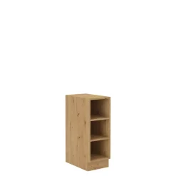 Meble Kuchenne>Lempert Regał kuchenny dolny Dąb Artisan 30 cm AGATA