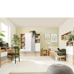 Zestawy Mebli Młodzieżowych>MEBLAR Regał młodzieżowy szuflady półki PATHE