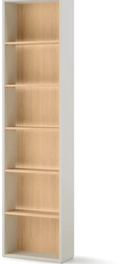 Regały Na Książki|Regały Dla Dzieci>lenart. Regał na książki 55 cm nowoczesny WOOW szampański/dąb vincenza