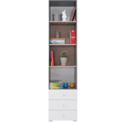Regały Biurowe|Zestawy Mebli Młodzieżowych>MEBLAR Regał na książki 45 cm szuflady SIREN