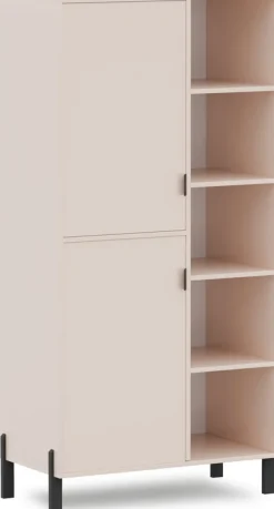 Regały Loftowe|Regały Na Książki>Stolar Regał na książki do salonu 155,5 cm beż piaskowy