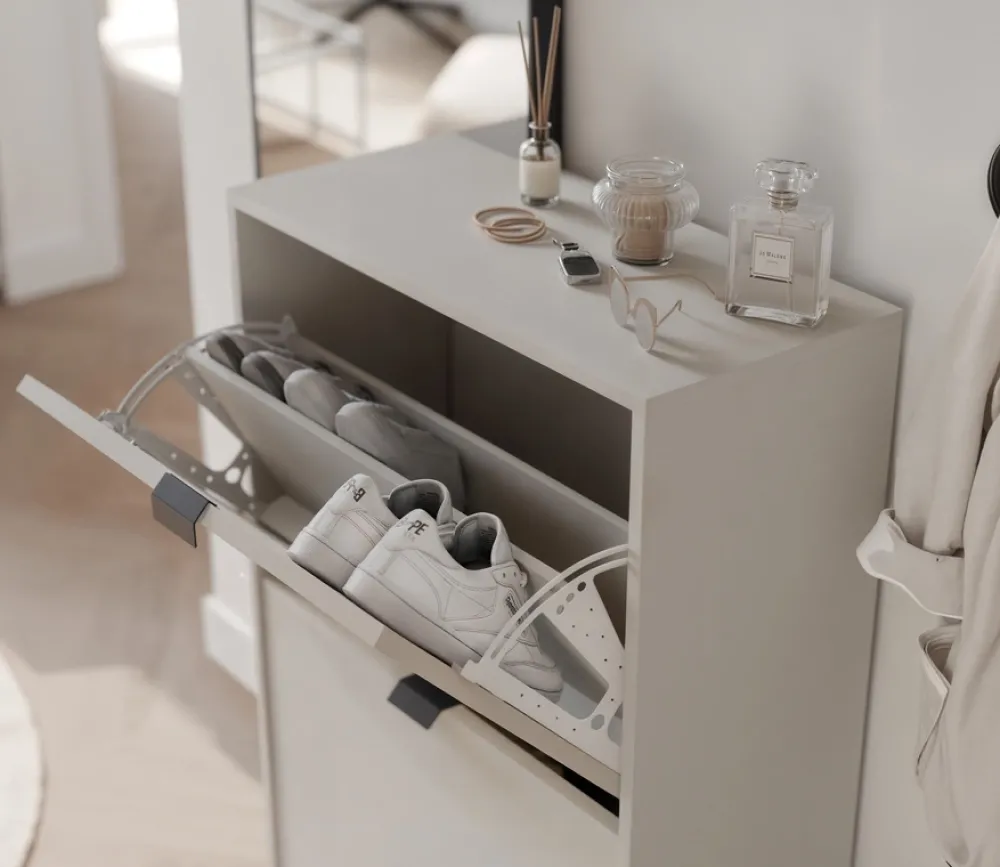 Regały Loftowe|Regały Na Książki>Stolar Regał na książki do salonu 155,5 cm beż piaskowy