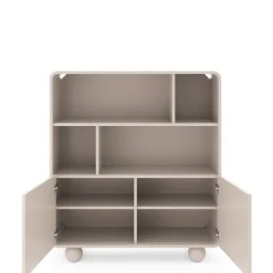 Regały Na Książki|Zestawy Mebli Do Salonu>PIASKI Regał na książki do salonu 108 cm kaszmir AVELON