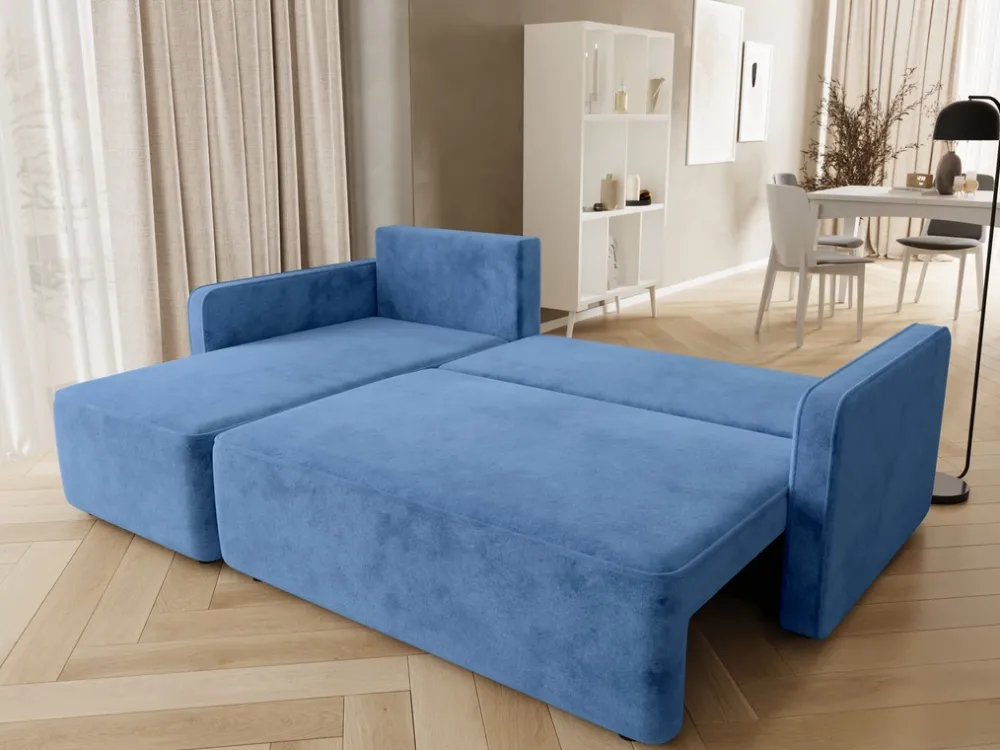 Meble Dla Dzieci|Meble Młodzieżowe>BROMARKT Rogówka do salonu z pojemnikiem i funkcją spania QULIO