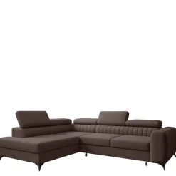 Narożniki>NEXT COLLECTION Rogówka salonowa z funkcją spania PAULLETTO regulowane zagłówki