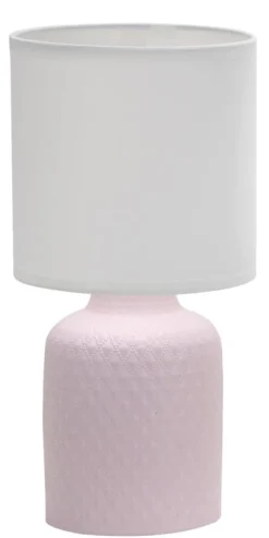 Oświetlenie Pokoju Dziecięcego|Oświetlenie Sypialni>Candellux Lighting Różowa lampka nocna ceramiczna Iner