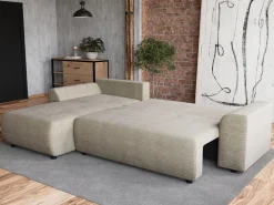 Meble Dla Dzieci|Narożniki>BROMARKT Rozkładana kanapa narożna do salonu z funkcją spania ROMEO