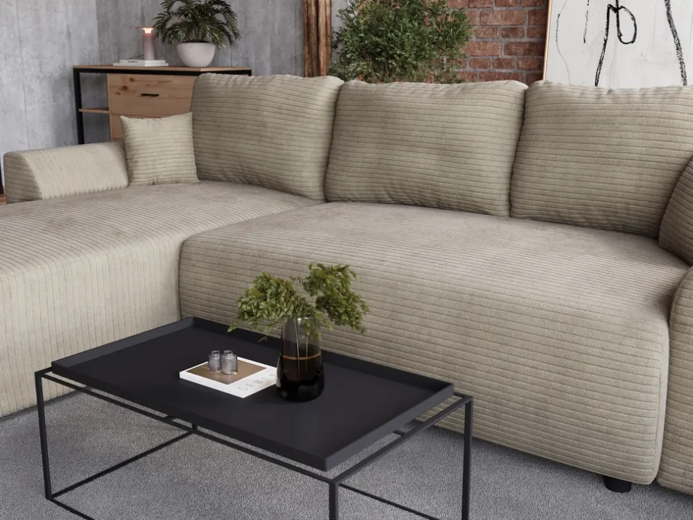 Meble Dla Dzieci|Narożniki>BROMARKT Rozkładana kanapa narożna do salonu z funkcją spania ROMEO