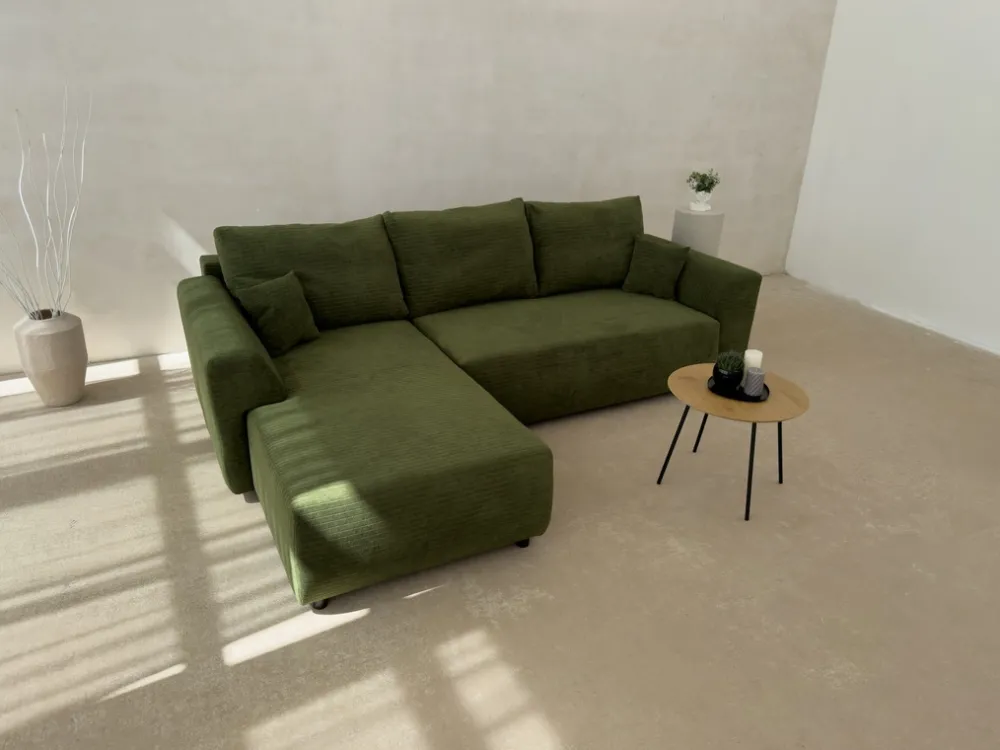 Meble Dla Dzieci|Narożniki>BROMARKT Rozkładana kanapa narożna do salonu z funkcją spania ROMEO