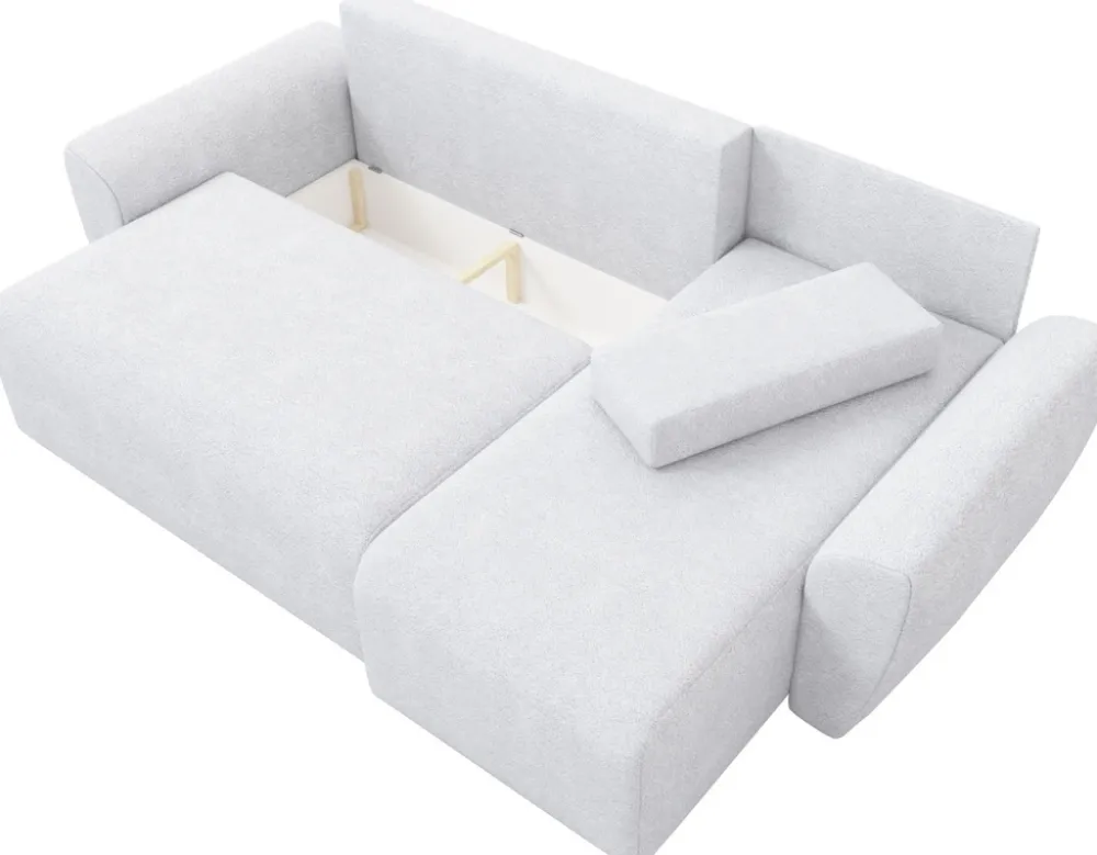 Narożniki>IZABELLA MEBLE Rozkładana kanapa narożna do salonu z funkcją spania ROTTERDAM