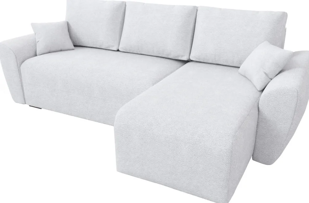 Narożniki>IZABELLA MEBLE Rozkładana kanapa narożna do salonu z funkcją spania ROTTERDAM