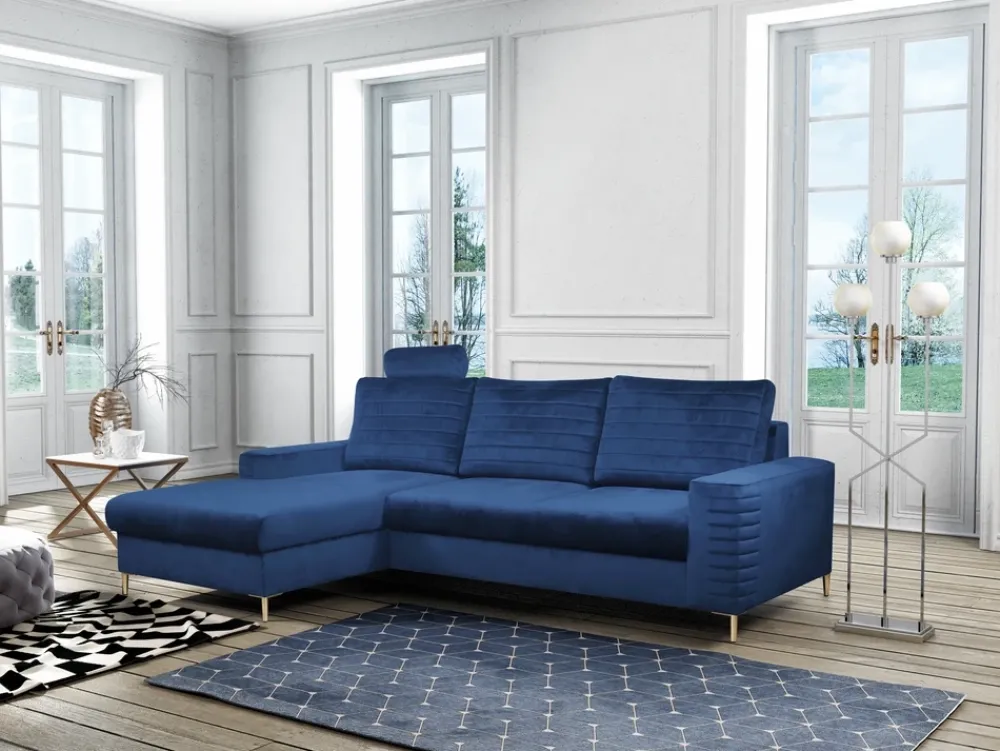 Narożniki>LASKI Rozkładana rogówka do salonu z funkcją spania CASTI