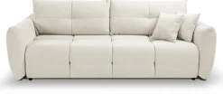 Meble Dla Dzieci|Meble Młodzieżowe>LASKI Rozkładana sofa do salonu z funkcją spania BERGAMO beżowa