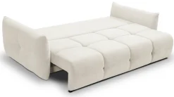 Meble Dla Dzieci|Meble Młodzieżowe>LASKI Rozkładana sofa do salonu z funkcją spania BERGAMO beżowa