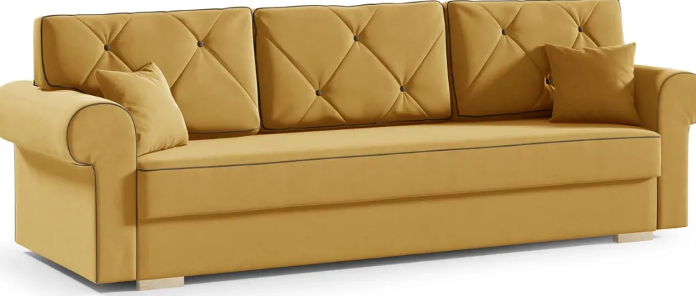 Meble Dla Dzieci|Kanapy I Sofy>Meble Grand Rozkładana sofa trzyosobowa do salonu z funkcją spania CHEESE