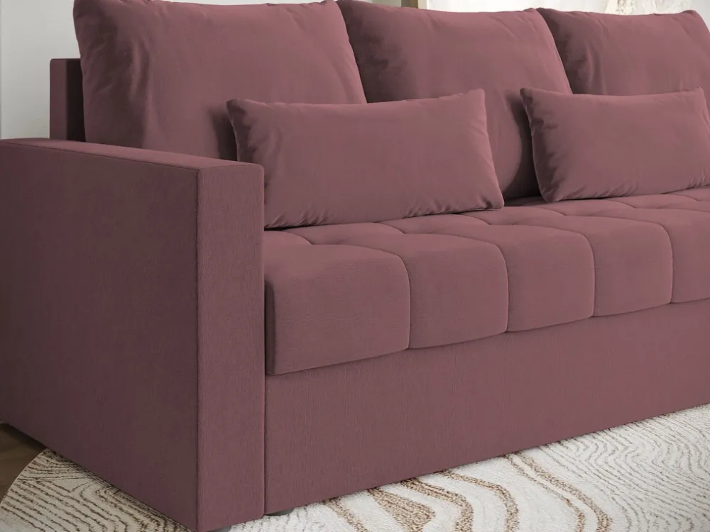 Kanapy I Sofy|Meble Dla Dzieci>BROMARKT Rozkładana sofa trzyosobowa z funkcją spania HOT pudrowy róż