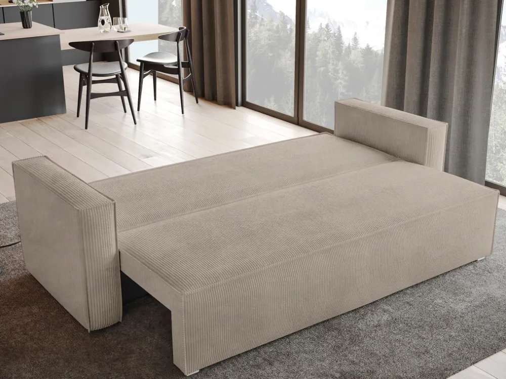 Meble Dla Dzieci|Meble Młodzieżowe>BROMARKT Rozkładana sofa z funkcją spania TOP trzyosobowa z pojemnikiem