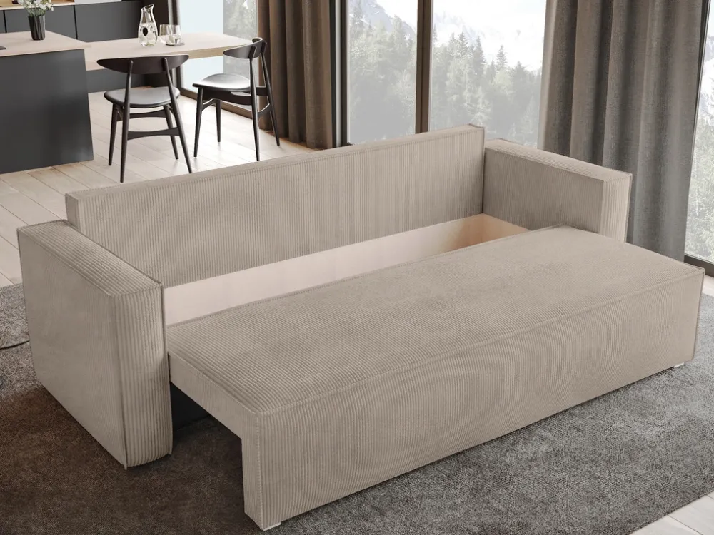 Meble Dla Dzieci|Meble Młodzieżowe>BROMARKT Rozkładana sofa z funkcją spania TOP trzyosobowa z pojemnikiem