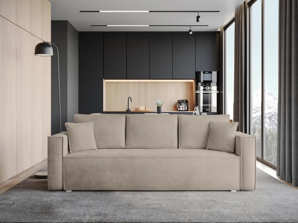 Meble Dla Dzieci|Meble Młodzieżowe>BROMARKT Rozkładana sofa z funkcją spania TOP trzyosobowa z pojemnikiem