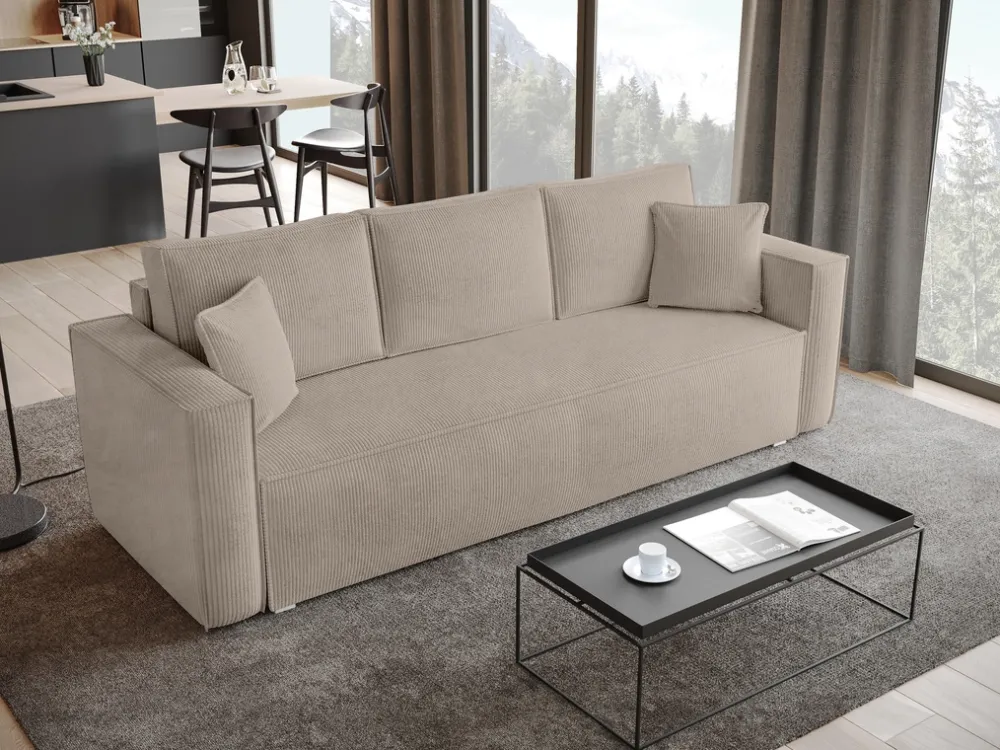 Meble Dla Dzieci|Meble Młodzieżowe>BROMARKT Rozkładana sofa z funkcją spania TOP trzyosobowa z pojemnikiem