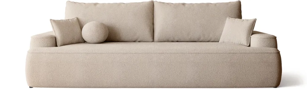 Kanapy I Sofy|Meble Młodzieżowe>BROMARKT Rozkładana sofa z funkcją spania i pojemnikiem CARMELLO boucle