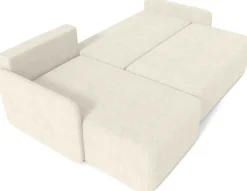 Meble Dla Dzieci|Meble Młodzieżowe>Meble Grand Rozkładany narożnik do salonu z funkcją spania biały CLOUD