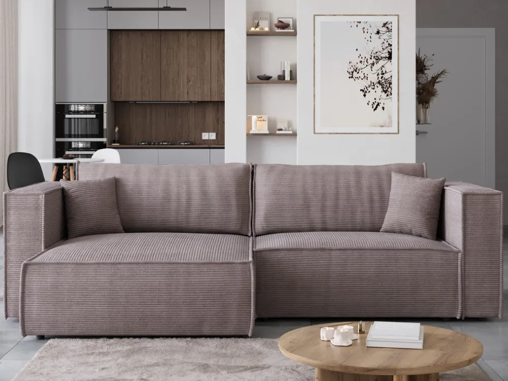 Meble Dla Dzieci|Narożniki>BROMARKT Rozkładany narożnik do salonu z funkcją spania i pojemnikiem MIZARU