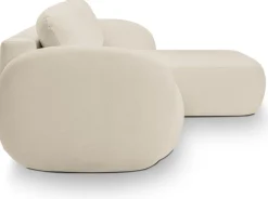 Narożniki></noscript>LASKI Rozkładany narożnik do salonu z funkcją spania beżowy OMERO