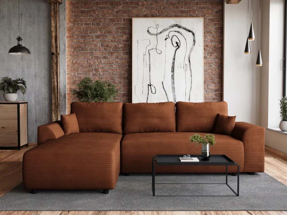 Meble Dla Dzieci|Narożniki>BROMARKT Rozkładany narożnik do salonu z funkcją spania ROMEO